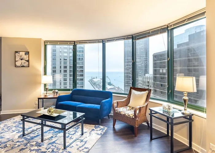 Captivating With Pier Views, Pool And Gym Chicago